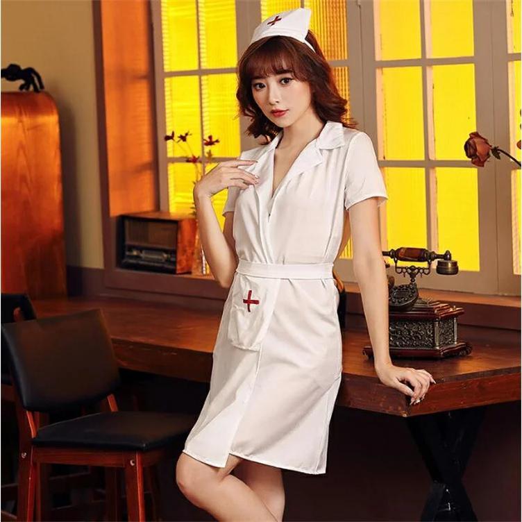 【 最安挑戦】ハロウィンナース コスプレ セクシー 看護婦 看護師 白衣 衣装 可愛い 大きいサイズ ナース エプロン カチューシャ 衣装 コスチューム ハロウィン看護師