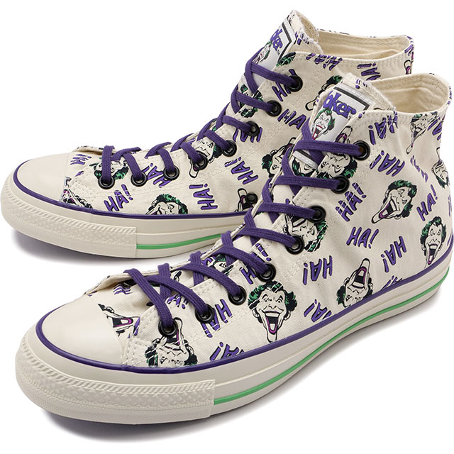 スニーカー オールスター エイジド ハイカット DCコミック [31314041] メンズ・レディース ジョーカー コラボ 靴 シューズ フットウェア ウォッシュド加工 THE JOKER 正規取扱店