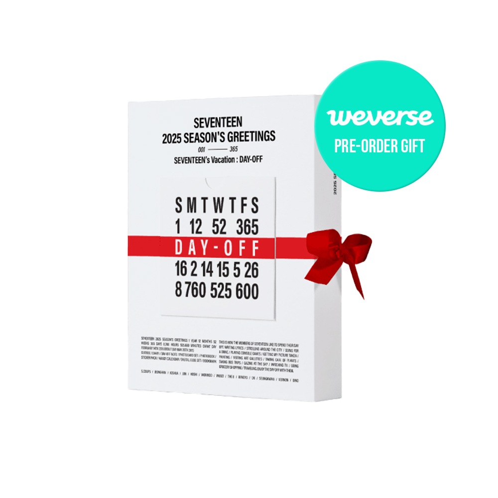 【WEVERSE特典選択】 SEVENTEEN 2025 Season’s Greetings / SEVENTEEN シーズングリーティング / SEVENTEEN シーグリ 2025