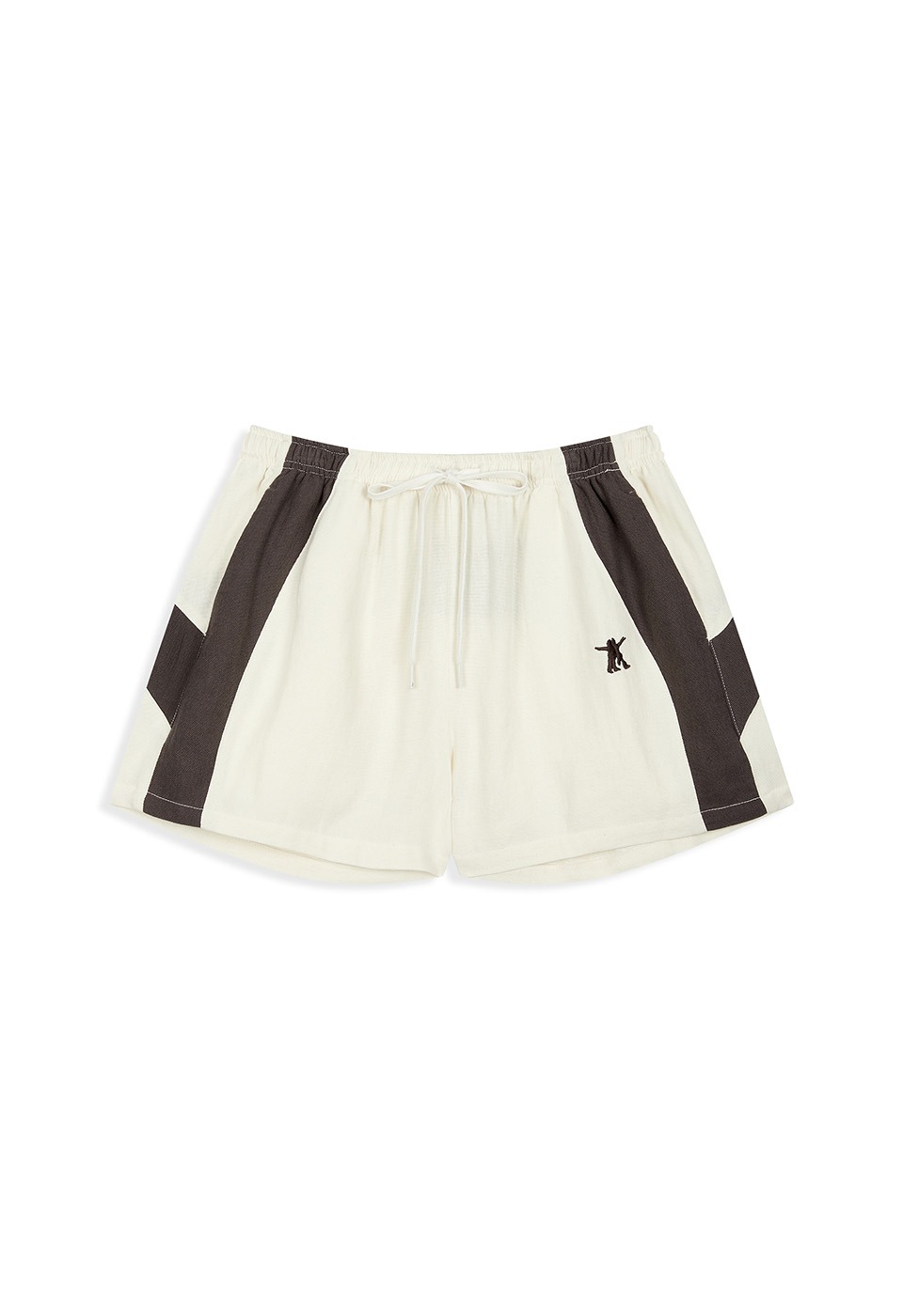 【OPEN Yy】 YY COLOR BLOCK SHORTS : IVORY