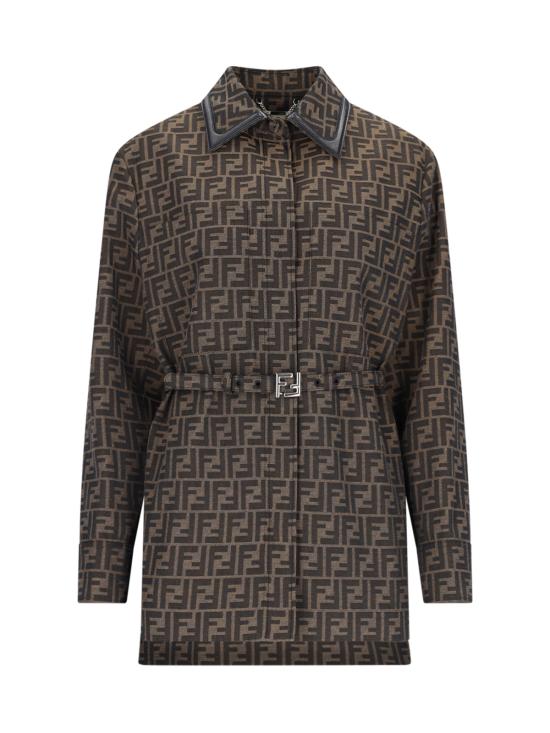 FENDI Women Jackets FJ7564 A5W3 F118W Brown