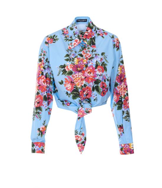 DOLCE & GABBANA Women Shirts F5T76T HS5UUHC5ZO Blue