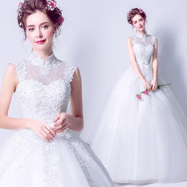 ウェディングドレス 二次会 エンパイア 安い ウエディングドレス 結婚式 花嫁 披露宴 ロングドレス ブライダル 白 wedding dress