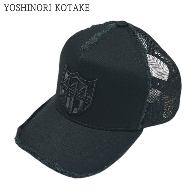 ヨシノリコタケ YOSHINORI KOTAKE 444 LOGO ENAMEL MESH CAP ロゴ メッシュ キャップ トラッカー 251-001742-011