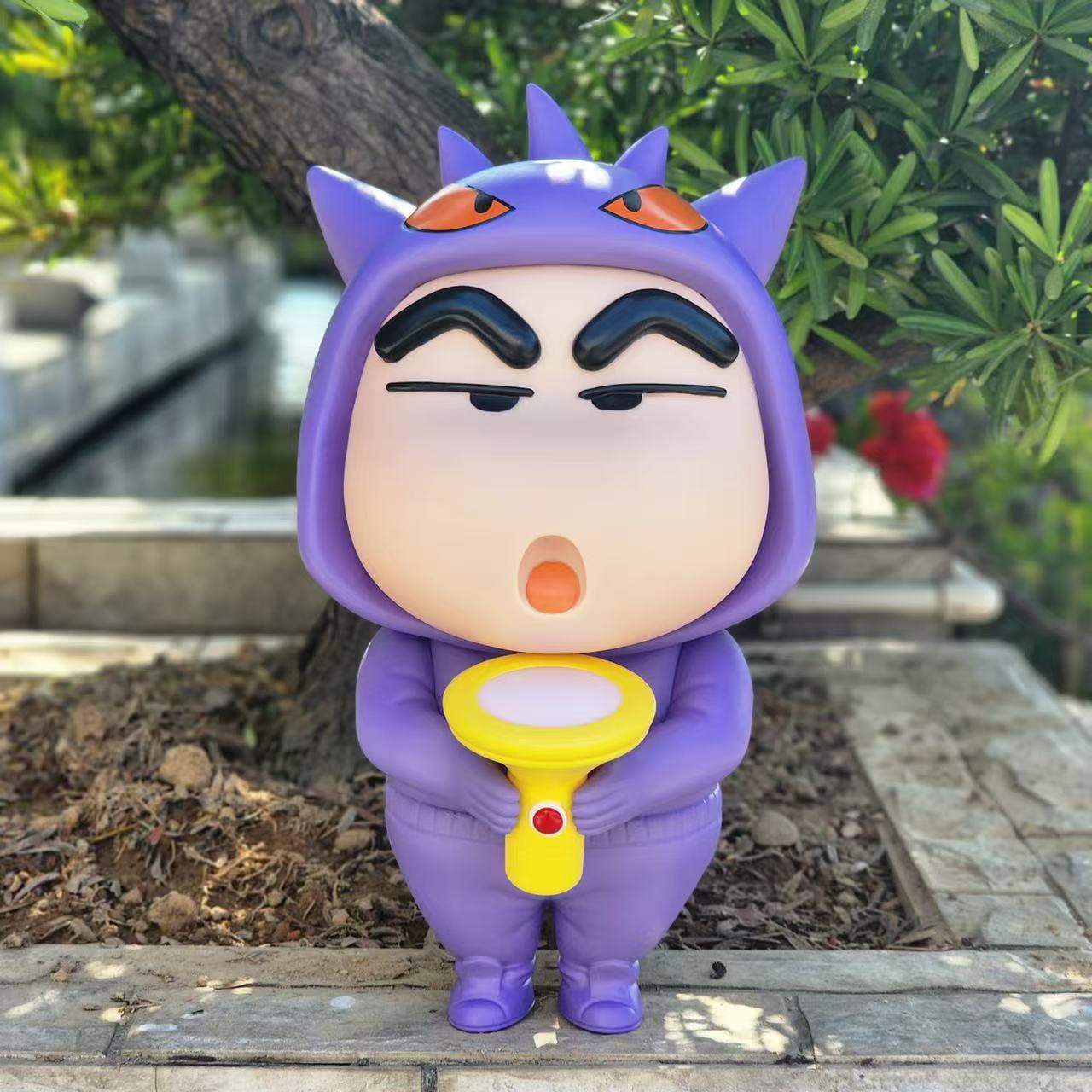 【送料無料】ゲンガーしんちゃんビッグフィギュア発光スキンクレヨンしんちゃんイルミネーションベッドサイドランプモデル装飾品005