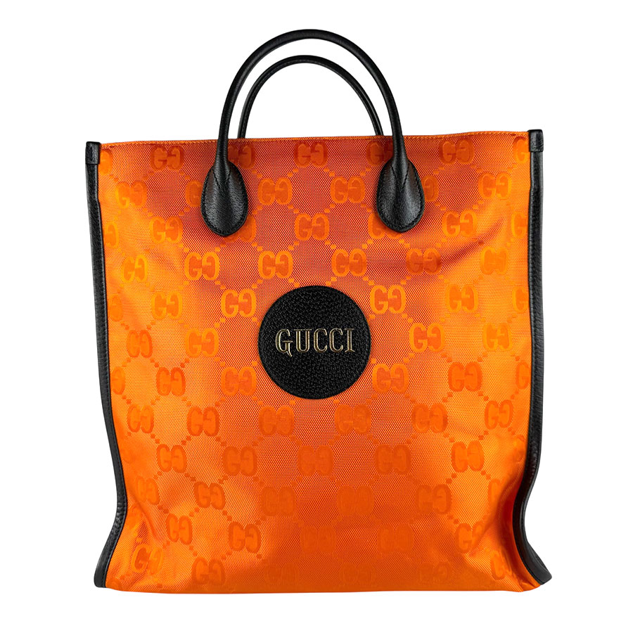 グッチ GUCCI ハンドバッグ ショルダーバッグ オフ ザ グリッド ナイロン/レザー オレンジ×ブラック ユニセックス 630355 z8660
