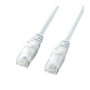 (まとめ)サンワサプライ カテゴリ6UTPLANケーブル LA-Y6-01W(×10セット)