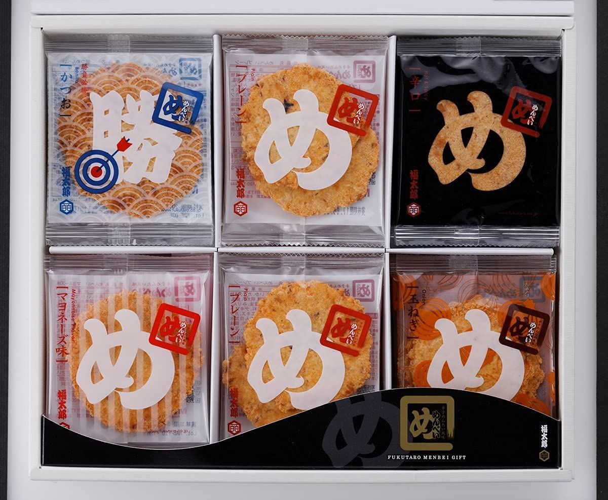 [山口油屋福太郎] 福岡 めんべい 彩りギフト 2枚×30袋/ ギフトセット お中元 お歳暮 お土産