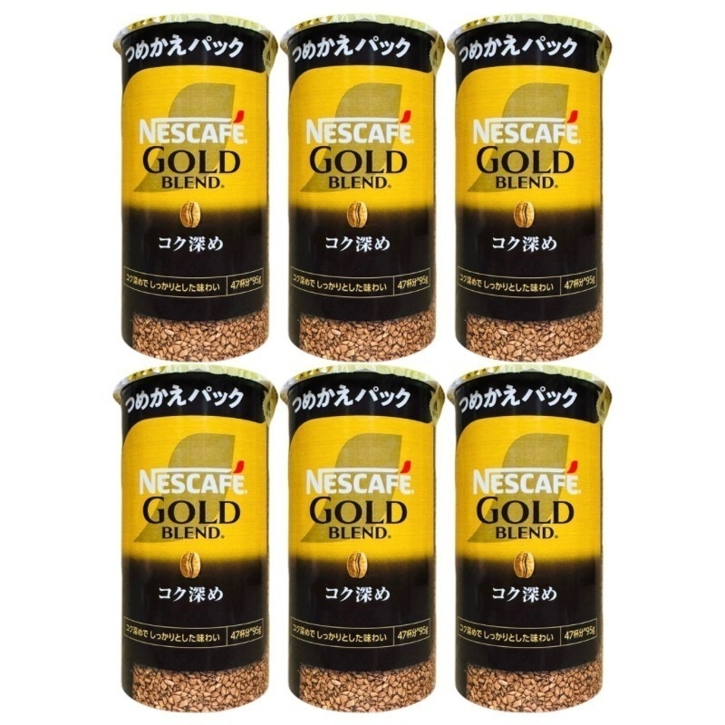 ネスレ ゴールドブレンド 95g コク深め 詰め替え エコ&システム インスタントコーヒー 6個セット
