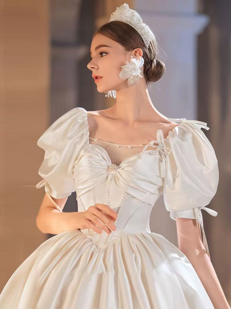 パーティードレス ウェディングドレス 新作 白 高級感 ロングワンピース 結婚式 花嫁 成人式 お呼ばれ ウェディング 演奏会 二次会 前撮り ワンピース ロングドレス 8,370円