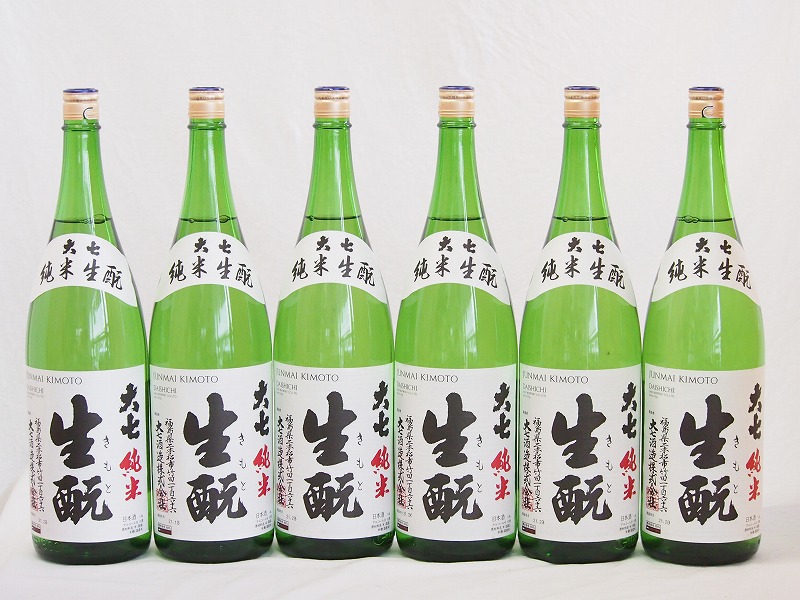 福島大七6本セット(大七 生もと 純米(福島県)) 1800ml6本