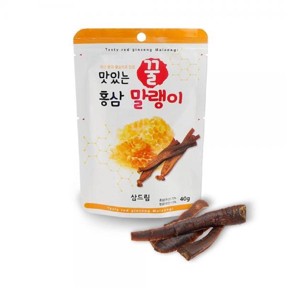 韓国-K MEAL-サムドリーム おいしい蜂蜜 紅参 切り干し 40g 12袋 名節ギフトセット