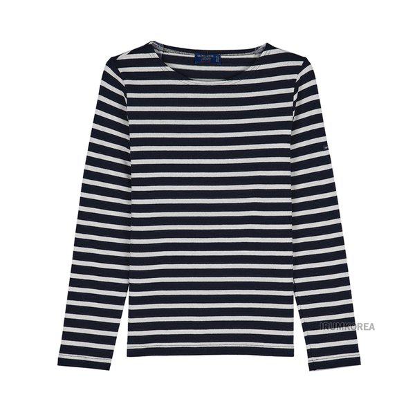 [セントジェームス] FW25 女性 メルダム II Tシャツ MERIDAME II NOIR ECRU