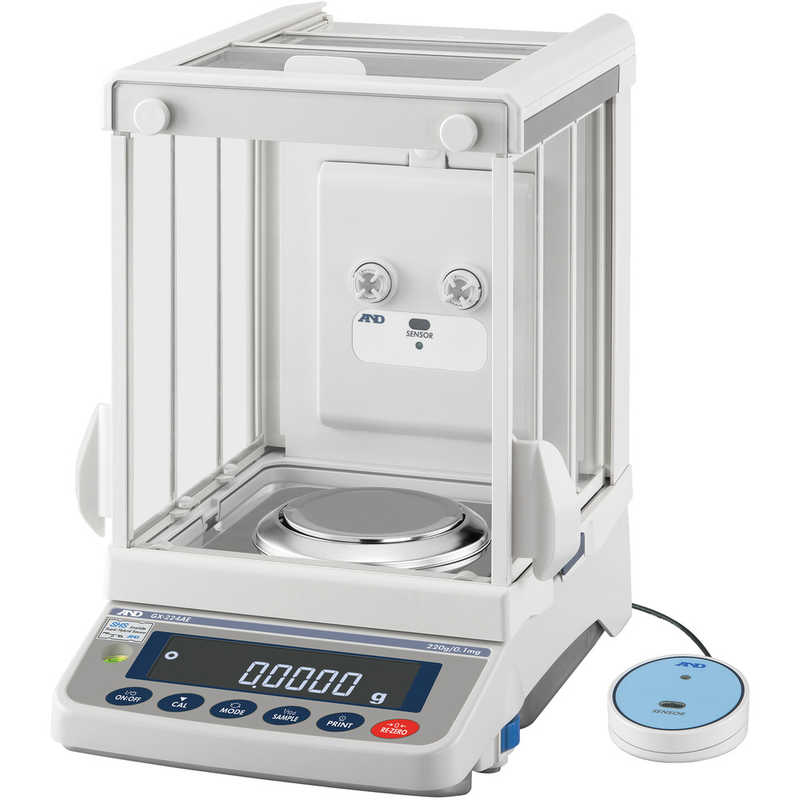 A＆D　A&D無風イオナイザｰ付き校正用分銅内蔵型分析用天びん 　GX224AE 117,305円