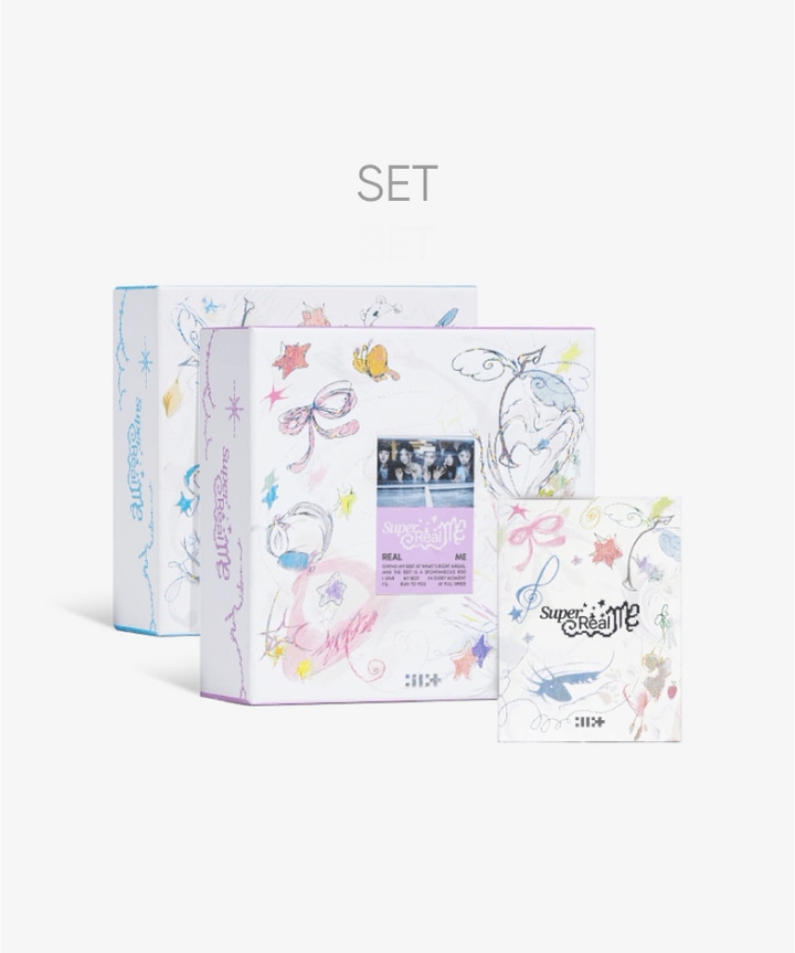 NewJeans 1st Mini Album [SUPER REAL ME (Set) + SUPER REAL ME (Weverse Albums ver.)] Set