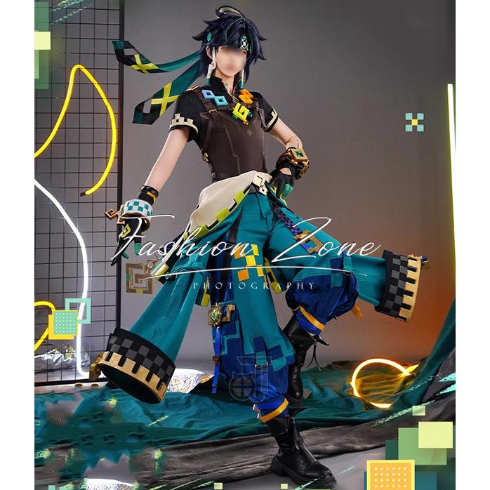 【品質良い 大好評中】迅速な出荷原神 げんしん genshin キィニチ Kinich コスプレ衣装 ウィッグ cosplay ハロウィン 演出服 変装