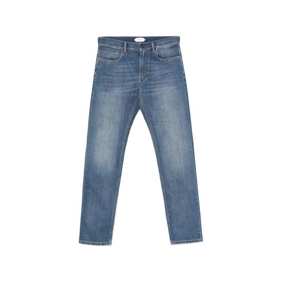 VERSACE Men Denim Pants 1A17837 1024363 1D800 BLUE