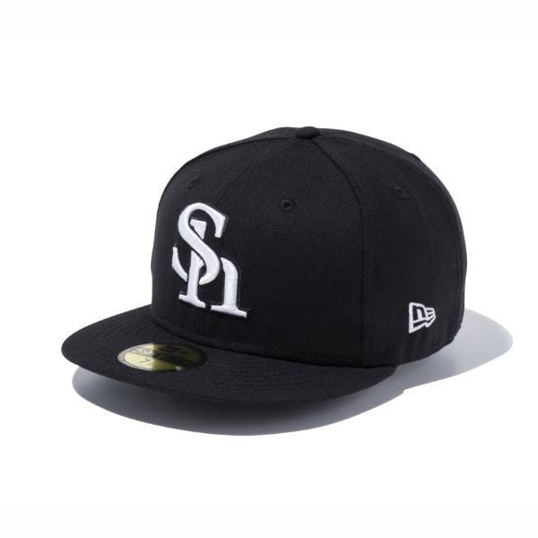 ニューエラ NEW ERA 59FIFTY 福岡ソフトバンクホークス ブラック ホワイト 14525187