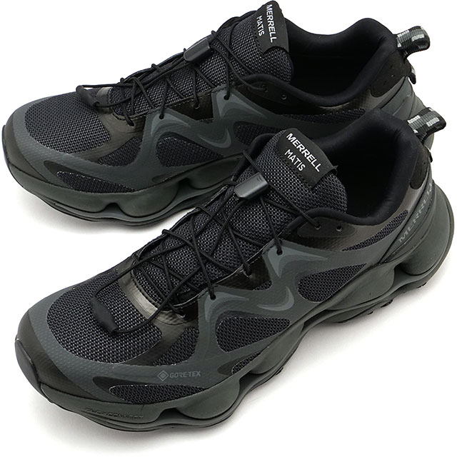 スニーカー スピード アーク マティス ゴアテックス [J038253] メンズ 靴 トレッキングシューズ GORE-TEX 防水 アウトドア BLACK 正規取扱店