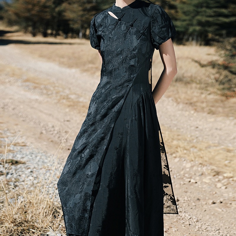 最新のデザイン チャイナドレス ロング 卒業式 パフスリーブ 黒 チャイナ風ワンピース レトロ 切り替えワンピース 半袖 半袖ロング マキシ丈ワンピ サイズ M Crownbrazil Com Br 最新のデザイン チャイナドレス ロング 卒業式 パフスリーブ 黒 チャイナ風ワンピース レトロ 切り替えワンピース 半袖 半袖ロング マキシ丈ワンピ サイズ M Crownbrazil Com Br