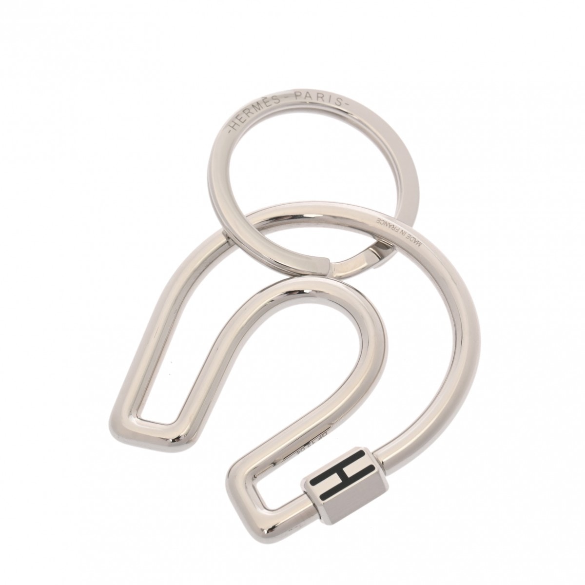 フェール ア シュヴァル シルバー メンズ メタル キーホルダー 新同 中古 銀蔵