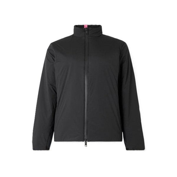 メンズゴルフウェア ハイブリッド軽量ジャケット ウィンドブレーカー ブラック 2025FW