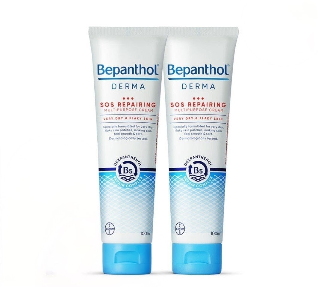 ビパンテンクリーム 100mlx2個 敏感肌用 保湿クリーム肌荒れ·乾燥·赤みケア Bepanthol Derma SOS マルチパーパスクリーム