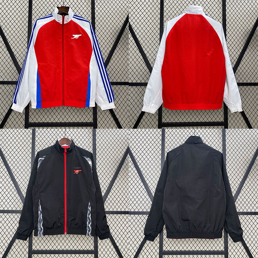 2425アーセナルトレーニングスーツ外観服ジャージの男性の長袖の長袖のウィンドブレイカージャケットスーツ秋と冬のスポーツウェア 5,481円