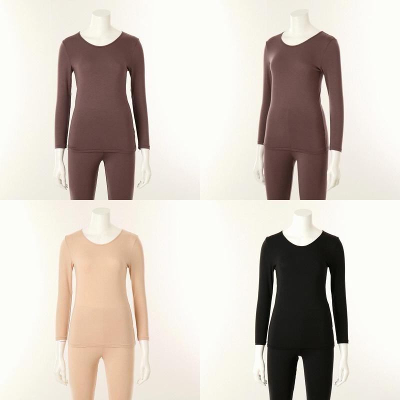 スパン女性9分丈トップスインナー VLG5062CCSG