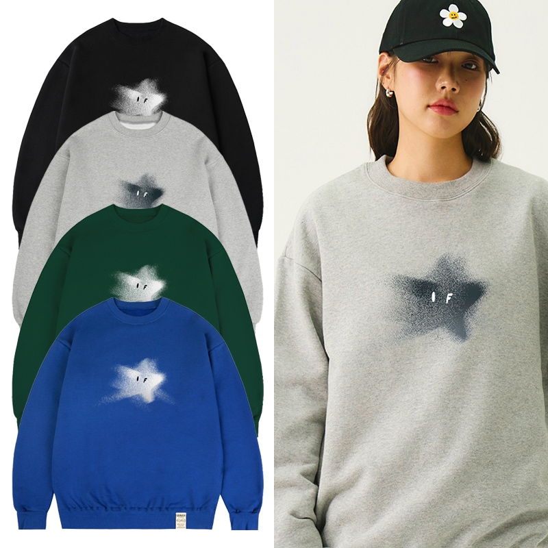 [UNISEX]Blue star man to man_4color