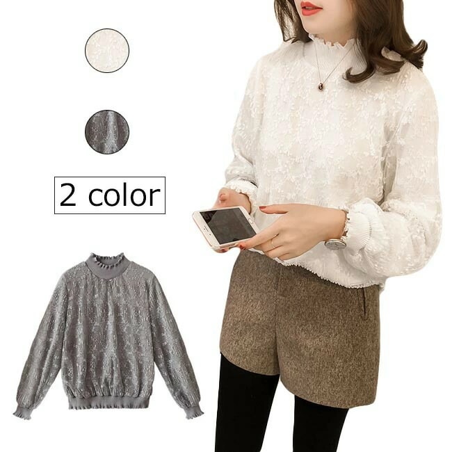 シフォンブラウス レディース 春 おしゃれ 大きいサイズ きれいめ 長袖 花柄 パフスリーブ ふんわり カジュアル シンプル トップス 夏 秋 春 2020年春新作