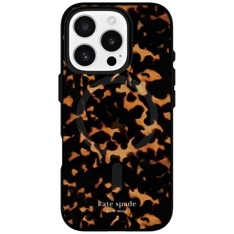 KATESPADE　iPhone 16 Pro Kate Spade Protective - MagSafe/ Recycled Tortoise　KS054432
