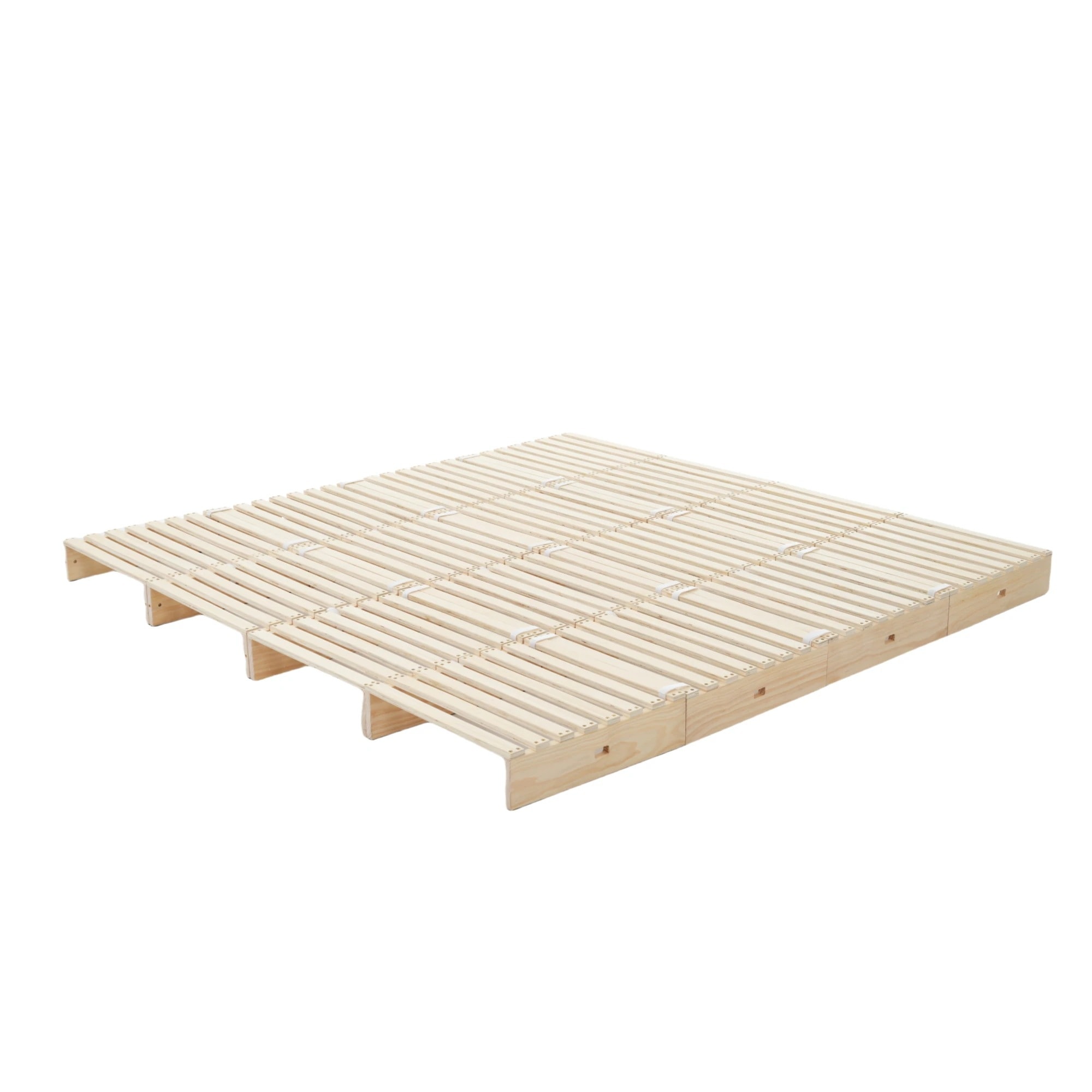 【国内発送&送·料·無·料】【パレットベッド×16枚】パレットベッド 天然木 ローベッド すのこベッド 木製 お掃除ロボット対応 おしゃれ ベッドフレーム365 分割