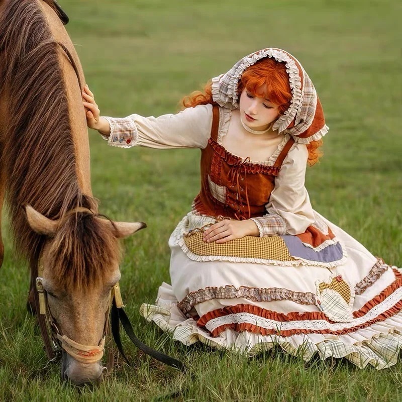 リータワンピース可愛い 二次元かわいい新作公主 かわいい ロリ学園祭 A69