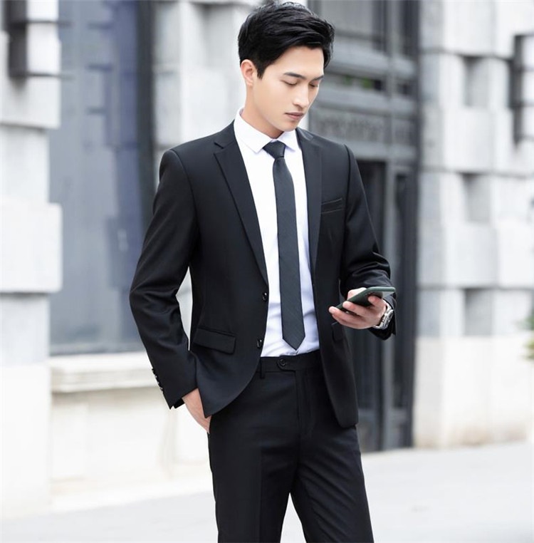 新品 職業 フォーマルスーツ インタビュー スーツ セット 男性 スリム カジュアル コートビジネス