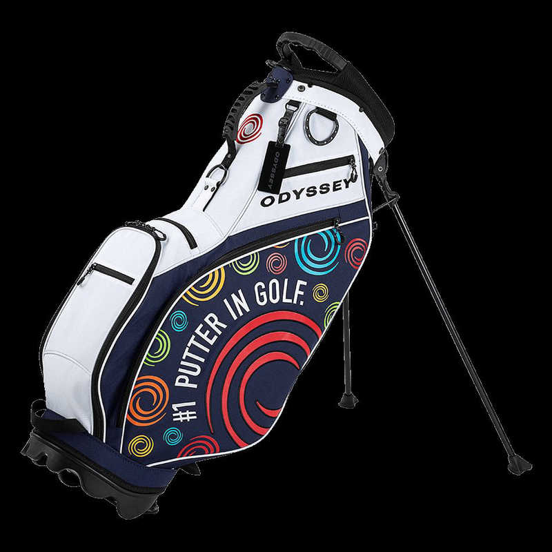 オデッセイ　ゴルフバッグ Odyssey Stand FW 25 JM ホワイト/ネイビー　5125146