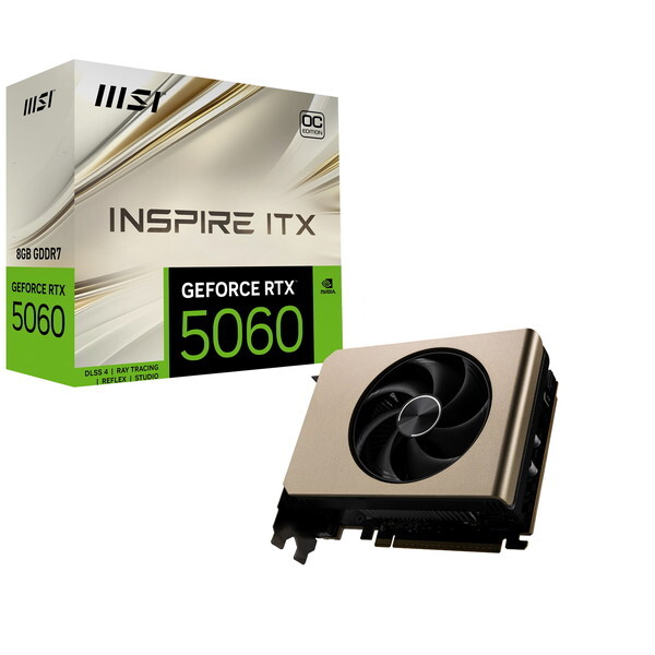 GeForce RTX 5060 8G INSPIRE ITX OC グラフィックボード
