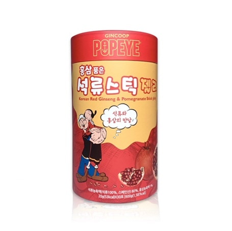 [韩国食品6年根紅参シリーズ 錦紅紅参精スティック 紅参を含んだザクロゼリー 錦紅紅参精プレミアム 簡便なスティック プレゼント おみやげ