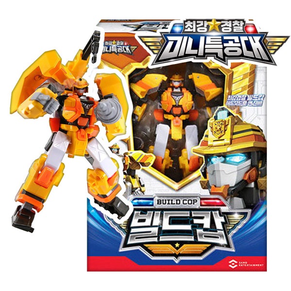 最強警察 ミニ特攻隊 変身ロボット ビルドコップ 男児 おもちゃ