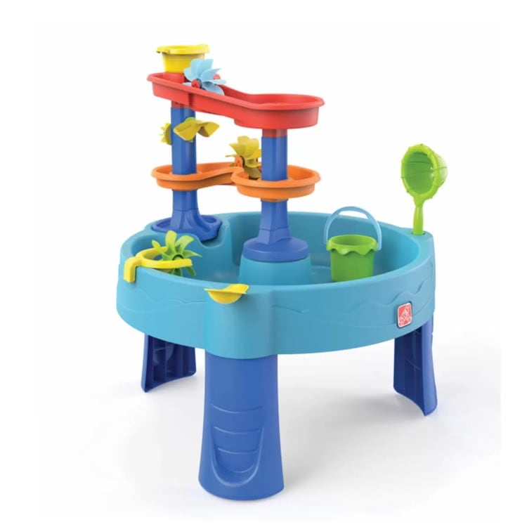 ステップ2 ダブルキャスケーディング ラピッド ウォーターテーブル 水遊び 外遊び 玩具 子供