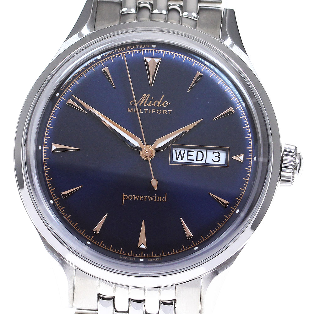 ミドー MIDO M040.408.11.041.00 マルチフォート デイデイト 1954本限定 自動巻き メンズ 箱・保証書付き_844800【中古】