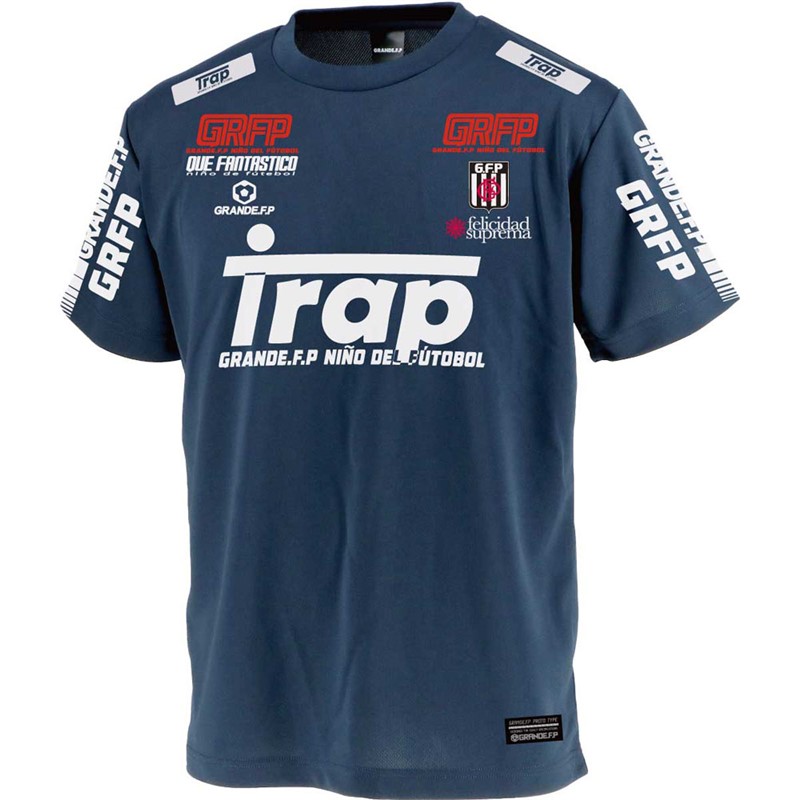 grande(グランデ) TRAP昇華転写プラ. 半袖 フットサルプラクティクスシャツ (gfph23003-8701)