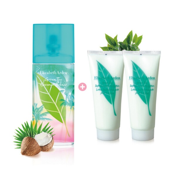 NEW グリーンティー ココナッツブリーズ EDT 100ml セット (+グリーンティーボディローション)