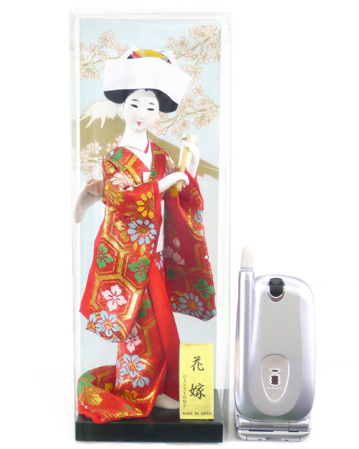 【日本人形】【J010】日本人形４号ケース入り【花嫁赤金襴】【新作】【秀光】【限定品】