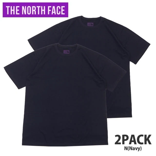 ザノースフェイスレーベル THE NORTH FACE PURPLE LABEL Pack Field Tee 2枚セット NT3364N 200-009245-949