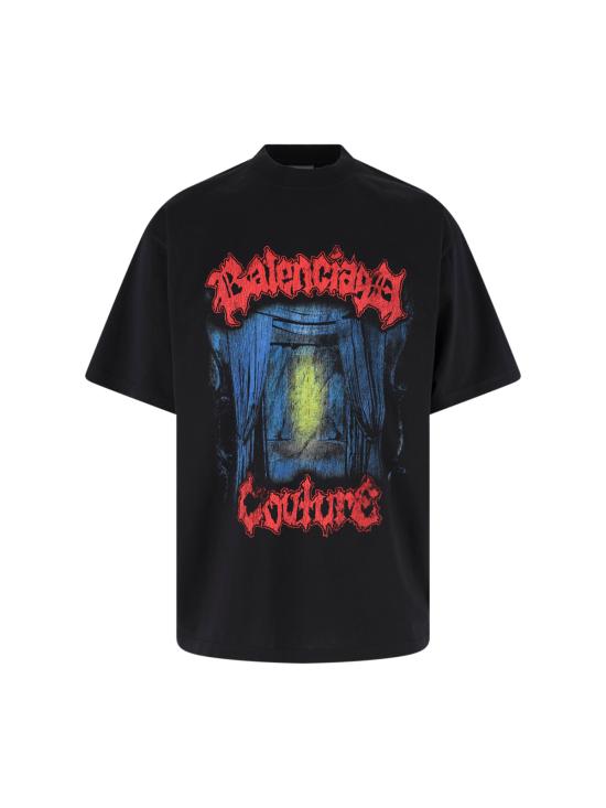 BALENCIAGA Men T-Shirts 764235 TUVD5 1000 Black