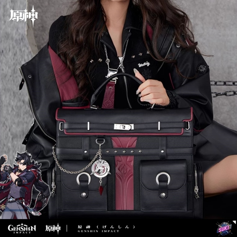 【プロ品質を極める!】原神 / リオセスリ / インプレッションシリーズ リュックサック / Genshin Impact げんしん コスプレ アニメグッズ 痛バッグ