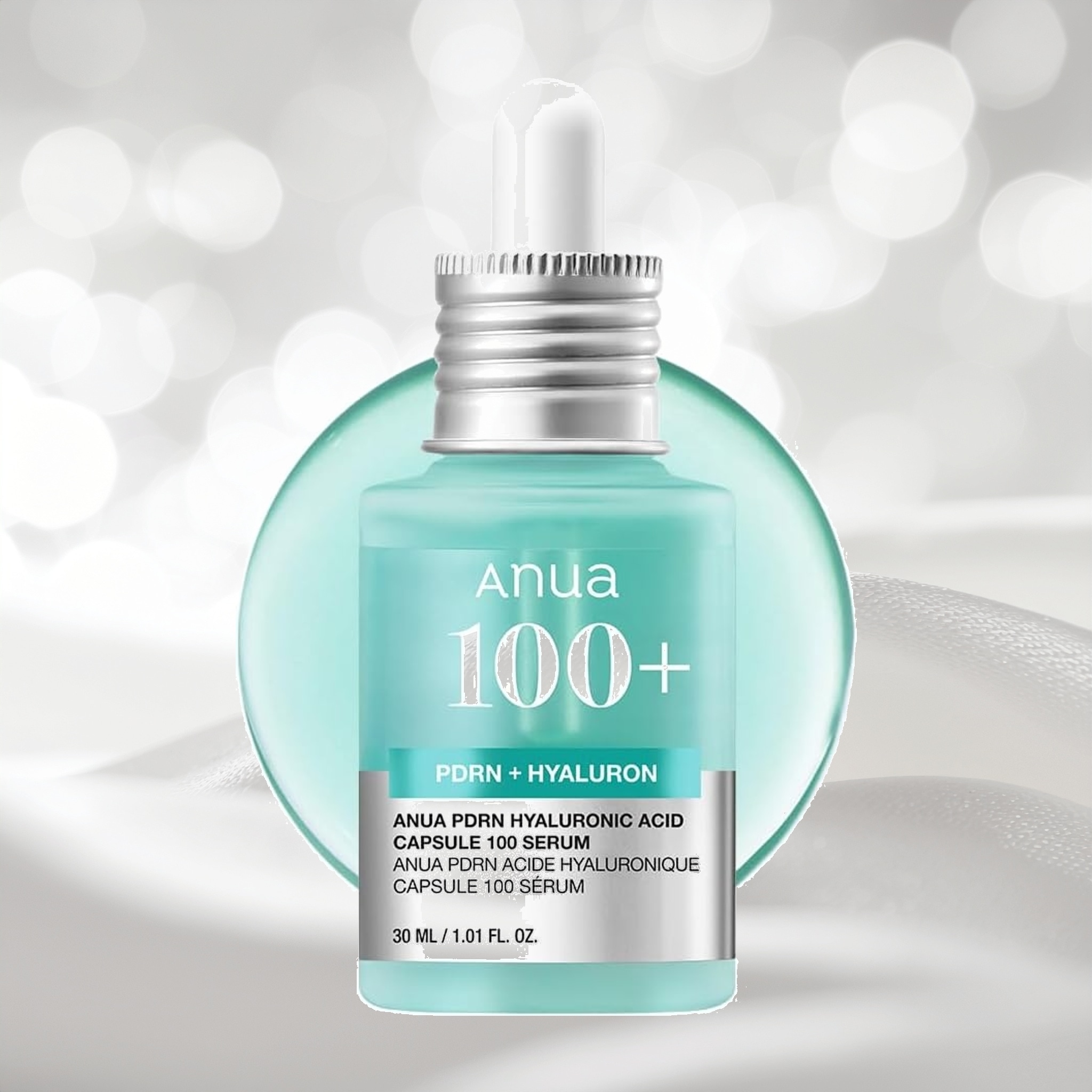 ANUA(アヌア)PDRNヒアルロン酸カプセル100セラム30ml 美容液 水分保湿 肌キメ ツヤ肌 うるおい pdrn hyaluron serum 高密度美容液 乾燥肌 混合肌 スキンケア・