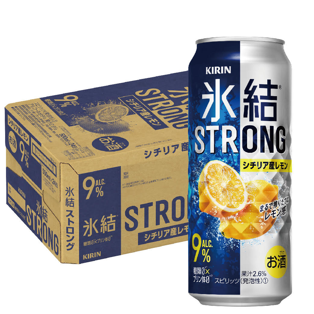 【送料無料】 キリン 氷結 ストロング シチリア産レモン 500ml1ケース/24本【北海道沖縄県四国九州地方は別途送料】