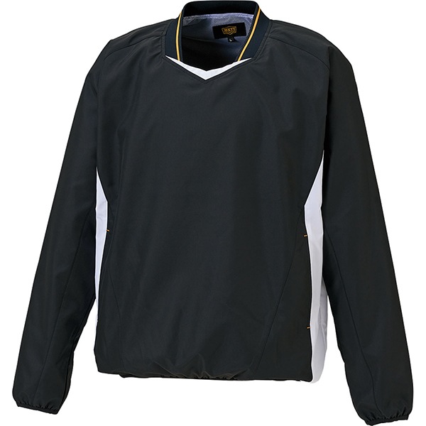 ゼット 野球ウエア 長袖Vネックジャンパー ブラック×ホワイト S BOV331 1911 5,797円